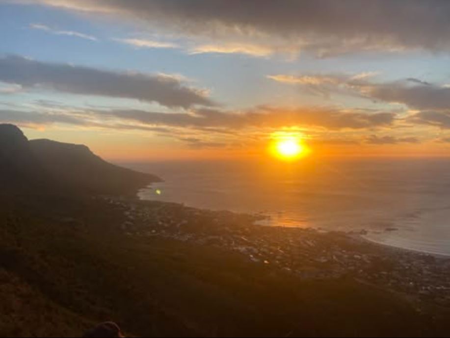 Sunset from Kloof Corner, Table Mountain